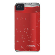 La cola puede caso divertido del iPhone 4 iPhone 4 Case-Mate Protector