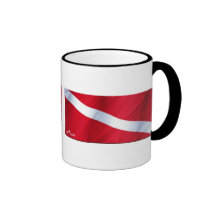 La colección de la bandera de la zambullida taza