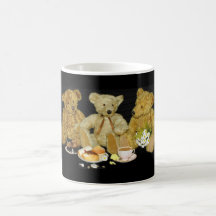 La comida campestre del oso de peluche taza de café