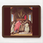 La comunión pasada de St Jerome por Botticelli Alfombrillas De Raton