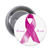 La conciencia del cáncer de pecho, sea consciente, pins