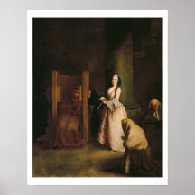 La confesión, c.1755 (aceite en lona) posters