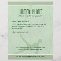 La convergente alinea el aviador de Pilates Tarjetas Publicitarias
