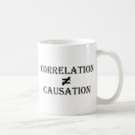 La correlación no iguala la causalidad taza