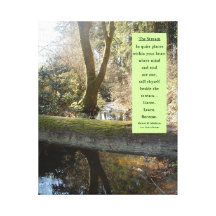 La corriente, cnvs lona envuelta para galerías