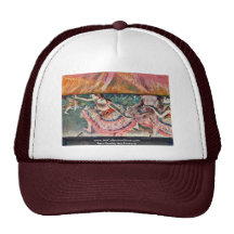 La cortina cae por Edgar Degas Gorras