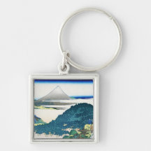 La costa de siete leages en Kamakura Hokusai Llavero