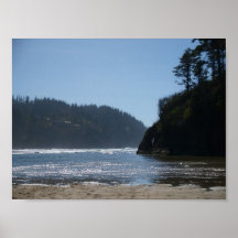 La costa soleada de Oregon Posters