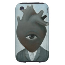 "La crisis " Tough iPhone 3 Carcasas