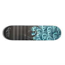 la cubierta azul profunda del fantasma monopatines personalizados
