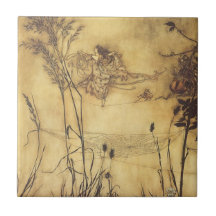La cuerda tirante de la hada de Arturo Rackham, ar Teja