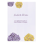 La dalia de la acuarela florece tarjetas del recin tarjeta de negocio