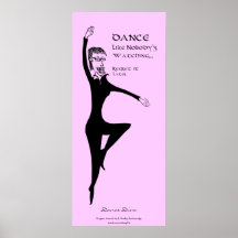 La danza de Tiffany tiene gusto de nadie arte de o Posters