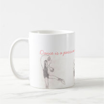 La danza es un passsion taza