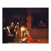 La decapitación de San Juan Bautista para el orato Anuncio