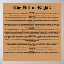 La Declaración de Derechos Impresiones