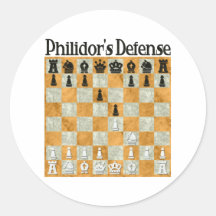 La defensa de Philidor Pegatina