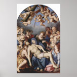 La deposición de Bronzino de Cristo de Ángel Bronz Posters