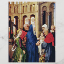 La derecha de tres reyes Altar: La presentación ad Tarjeta Publicitaria