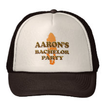 La despedida de soltero de Aaron Gorros Bordados