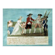La detención de Louis XVI y su familia Tarjeta Postal