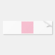 La diagonal raya 2 - palidezca - rosa y rosa del c pegatina de parachoque