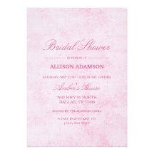 La ducha nupcial del estampado de flores rústico r invitacion personalizada