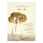 La ducha nupcial secada de los Hydrangeas invita Invitacion Personal