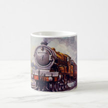 La edad de la colección del vapor tazas de café