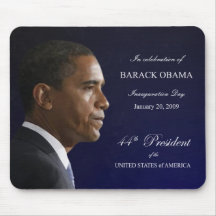 La edición Mousepad del colector de Barack Obama Alfombrilla De Raton
