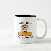 La enfermera I puede fijarlo las camisetas y los r Taza De Café