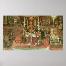 La entrega de la confesión de Augsburg Impresiones