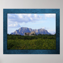 La Ermita y vista de la montaña, poster de Algorfa