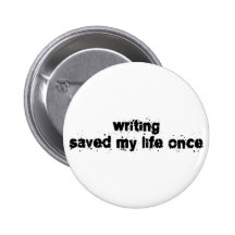 La escritura ahorró mi vida una vez pin