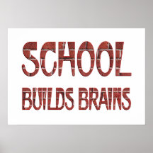 La escuela construye cerebros impresiones