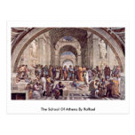 La escuela de Atenas de Raffael Postales