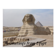 La esfinge, El Cairo Tarjetas Postales
