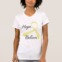 La esperanza cree al cáncer testicular camiseta