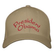 La esperanza ganó el gorra de Pressident Obama Gorro Bordado