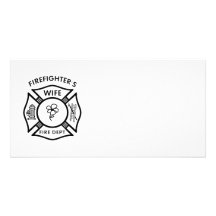 La esposa del bombero tarjetas fotográficas personalizadas