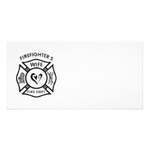La esposa del bombero tarjetas fotográficas personalizadas