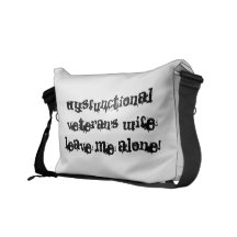 La esposa del veterano disfuncional bolsas messenger