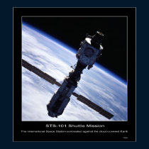 La estación espacial internacional tomada en 2000 posters