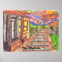 "La estación " Poster