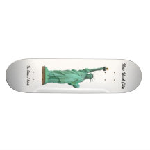 La estatua de la libertad tabla de skate