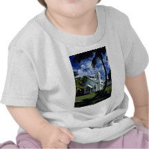 La estrella del "" del mar pintó la iglesia del "" camisetas
