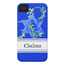 La estrella del remolino del punto de la hoja de l iPhone 4 carcasas