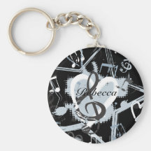 La estrella musical personalizada observa el model llaveros personalizados