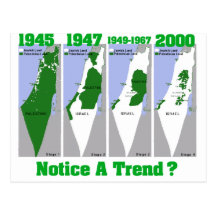 La evolución de Palestina Tarjeta Postal