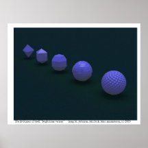 La evolución del golf, versión de la noche poster